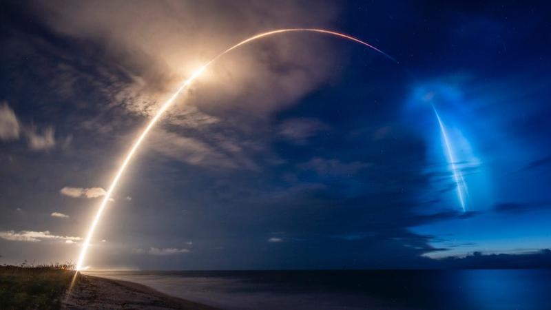 SpaceX第九批58颗星链卫星上天，太空“数据中心”成型